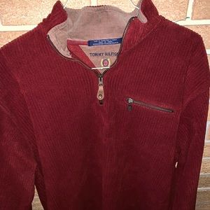 Tommy Hilfiger Vintage 90’s polyester red sweater